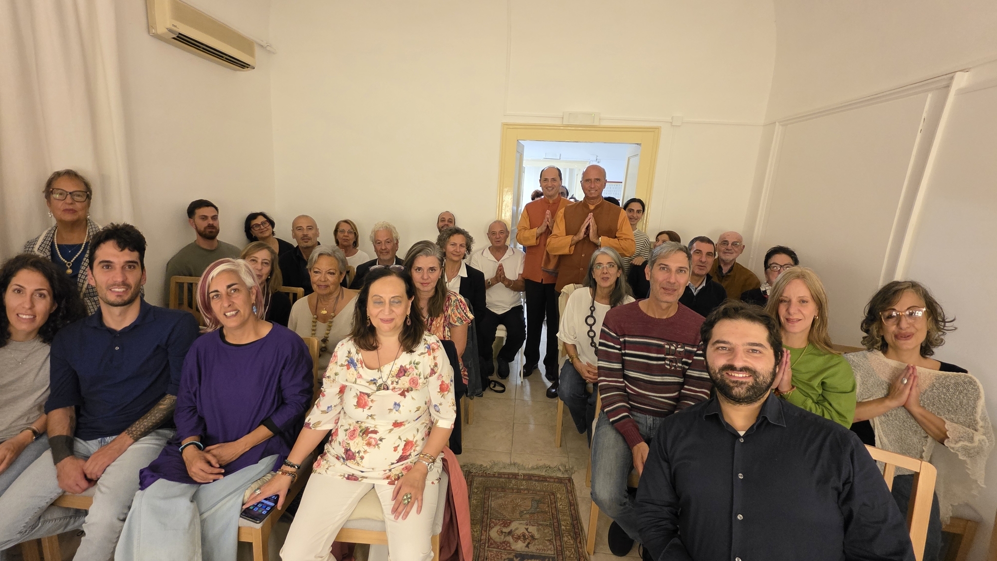 After the events in Sicily, Brother Tyagananda and Brother Vidyananda also visited members of the SRF Catania Meditation Group....