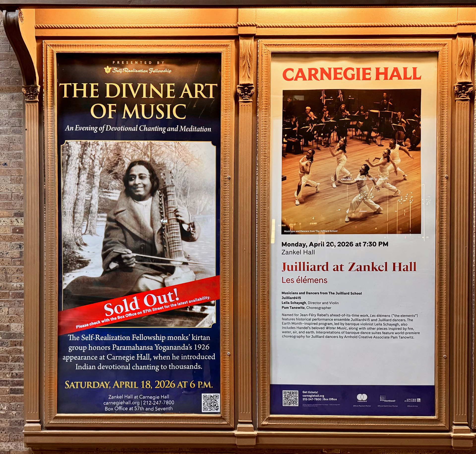 The event had quickly sold out.