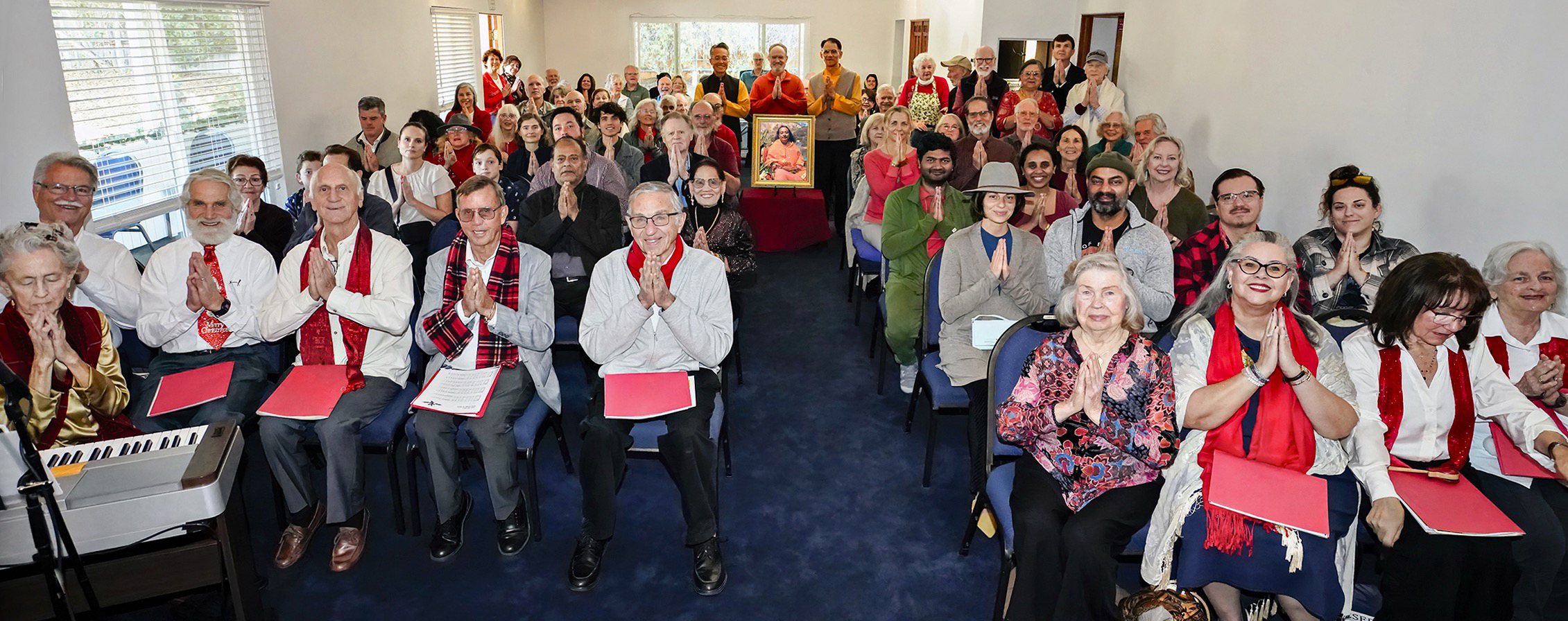 Christmas events at the Escondido, California Center were conducted by Brother Muktananda and Brahmachari Leonardo.
