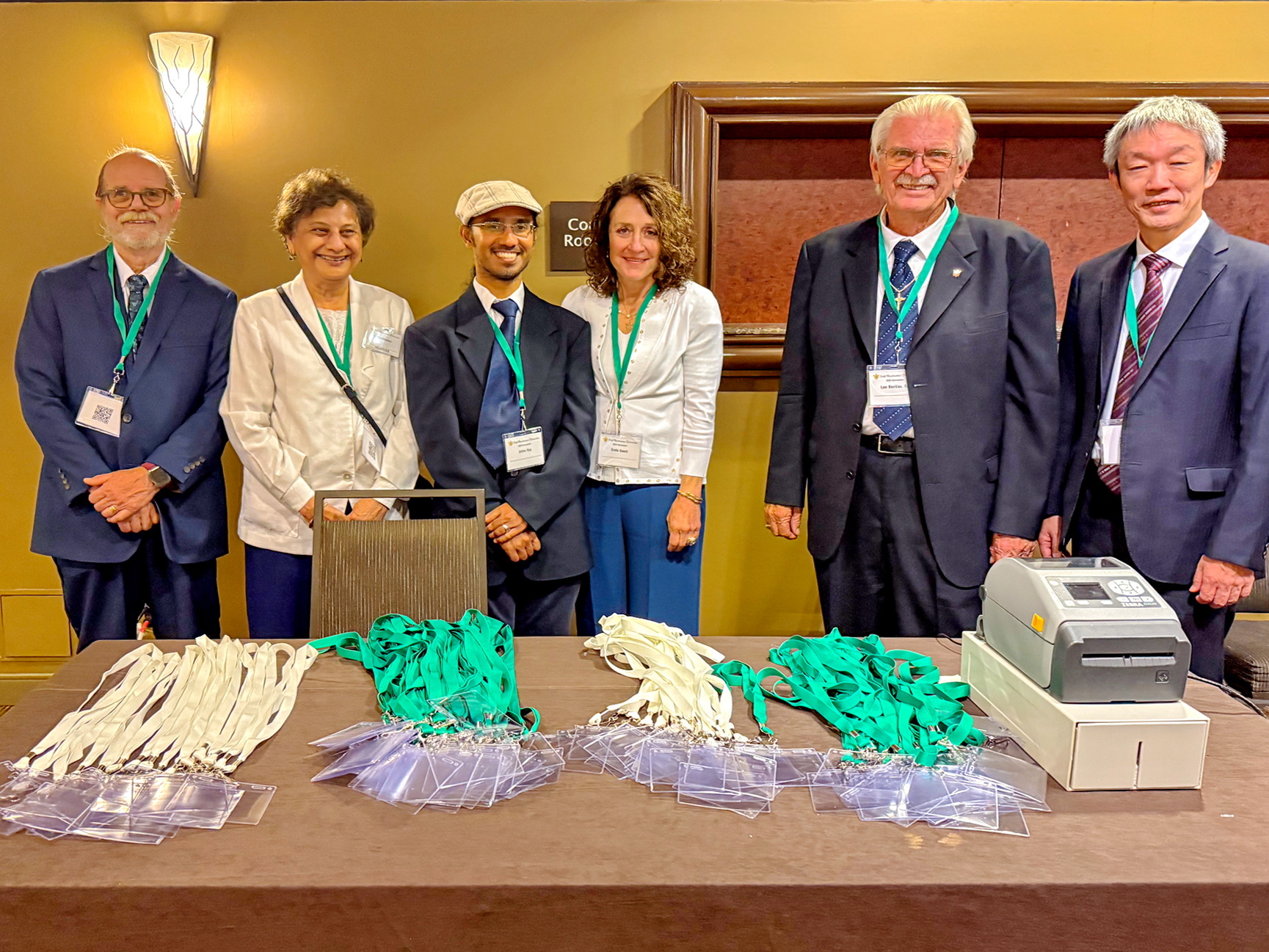 SRF staff and volunteers served participants throughout the week, providing information and support.