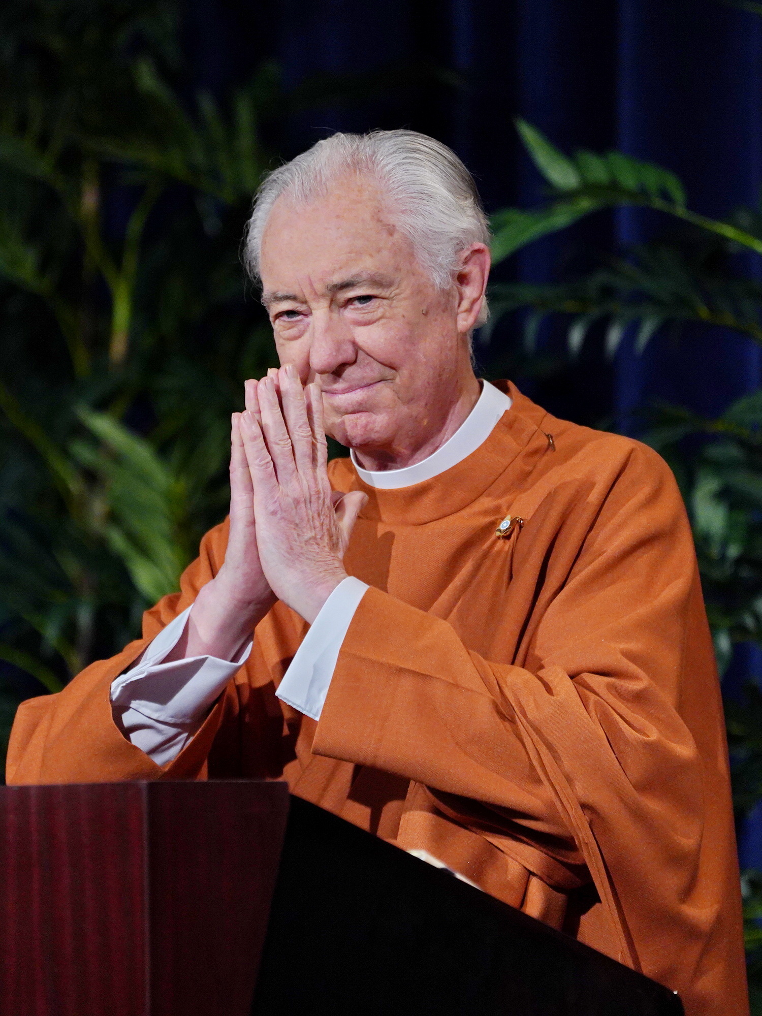 Brother Satyananda gives the opening class of Convocation week on "Making Life a Spiritual Adventure."