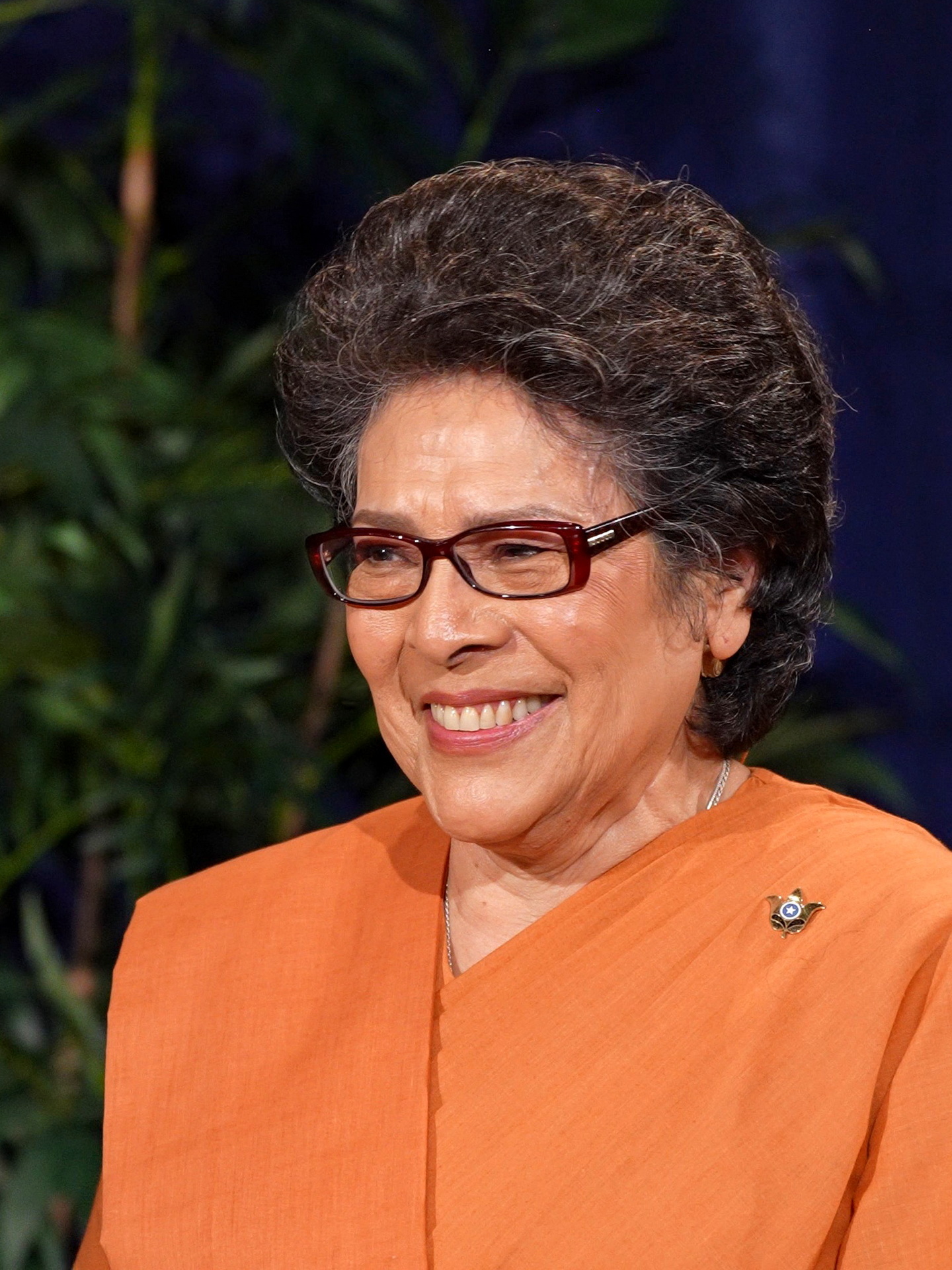 Sister Draupadi speaks on "Becoming Ideal Citizens of the World."