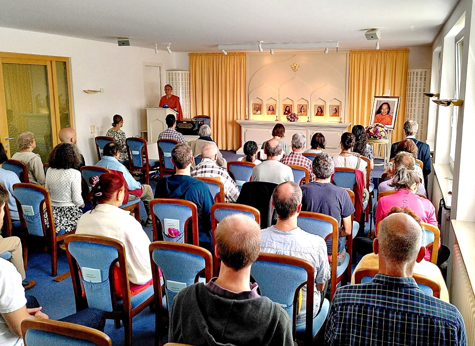 ....and gave inspirational classes at the Bermersbach Retreat.