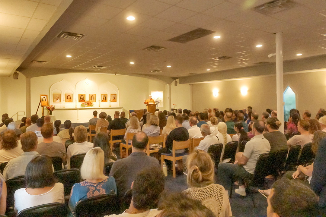 Brother Keshavananda gave a public lecture to a full house at the SRF Austin Center....