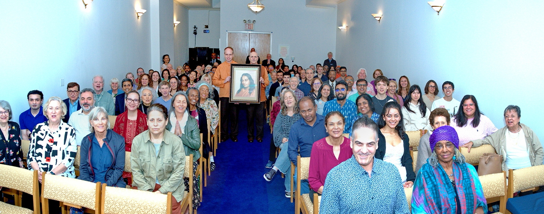 In October, Brother Devananda and Brother Dhyanananda gave a weekend program for members at the SRF New York City Center.