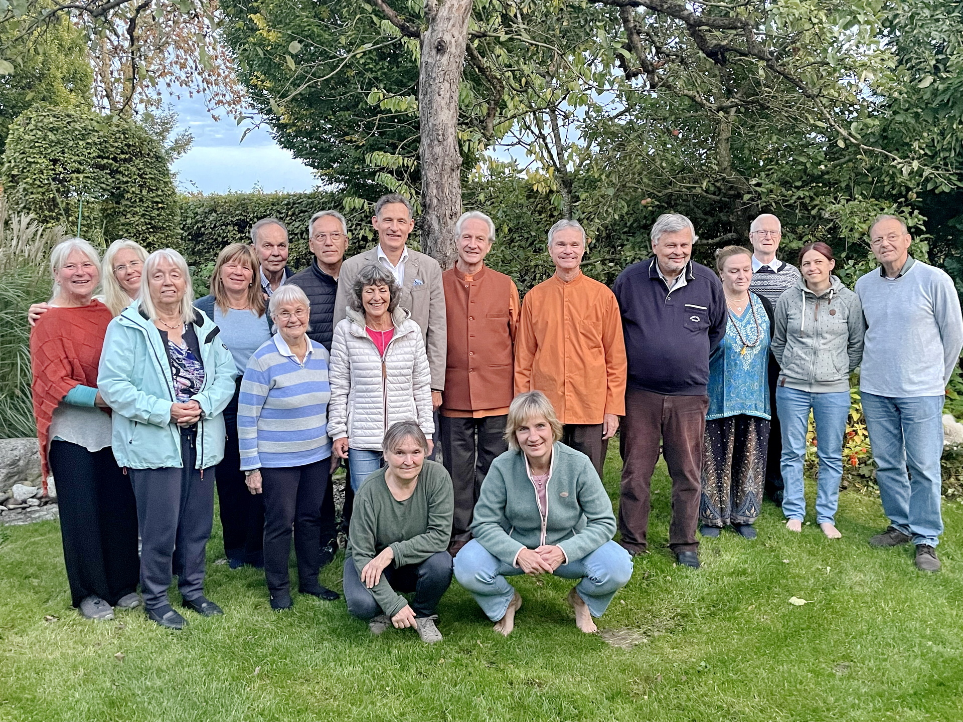 ....and then with members in Augsburg, Germany....