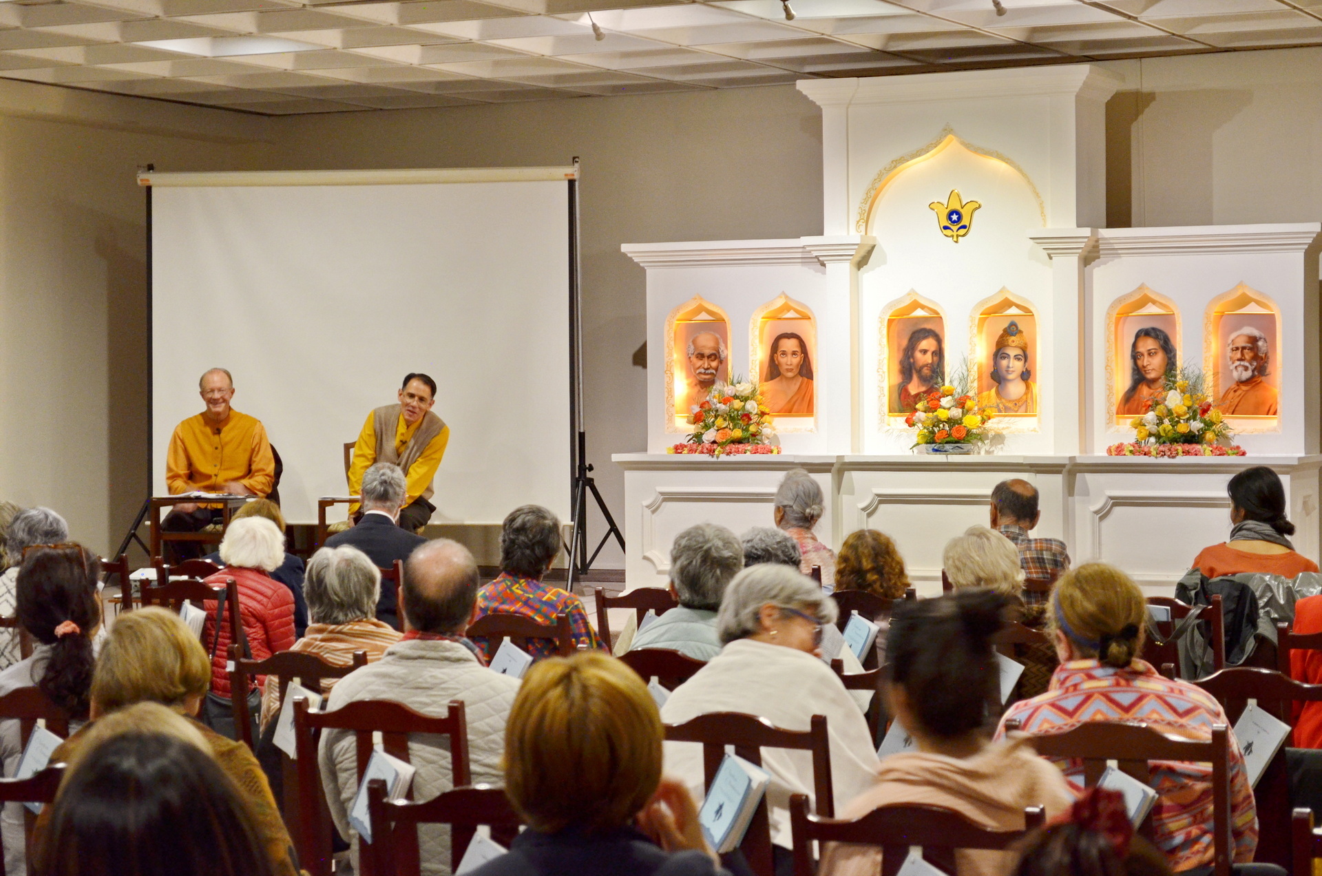 Brother Prafullananda and Brahmachari Leonardo give a joint satsanga, answering questions about applying Paramahansaji's how-to-live teachings.