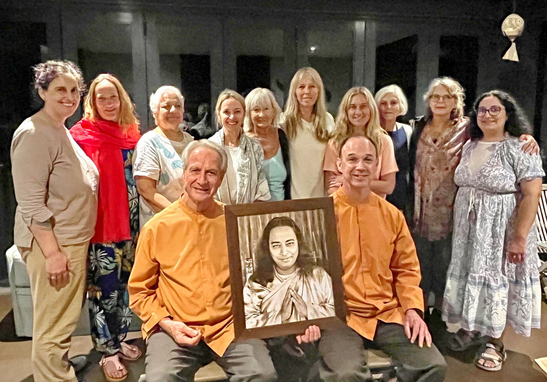 They then traveled to meet with SRF devotees in Knysna, South Africa.