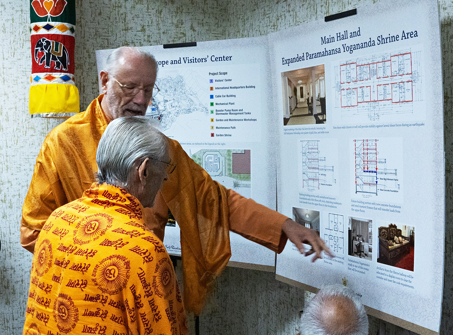 Brother Kalyanananda gives an overview of the upcoming International Headquarters Retrofit & Rehabilitation Project.