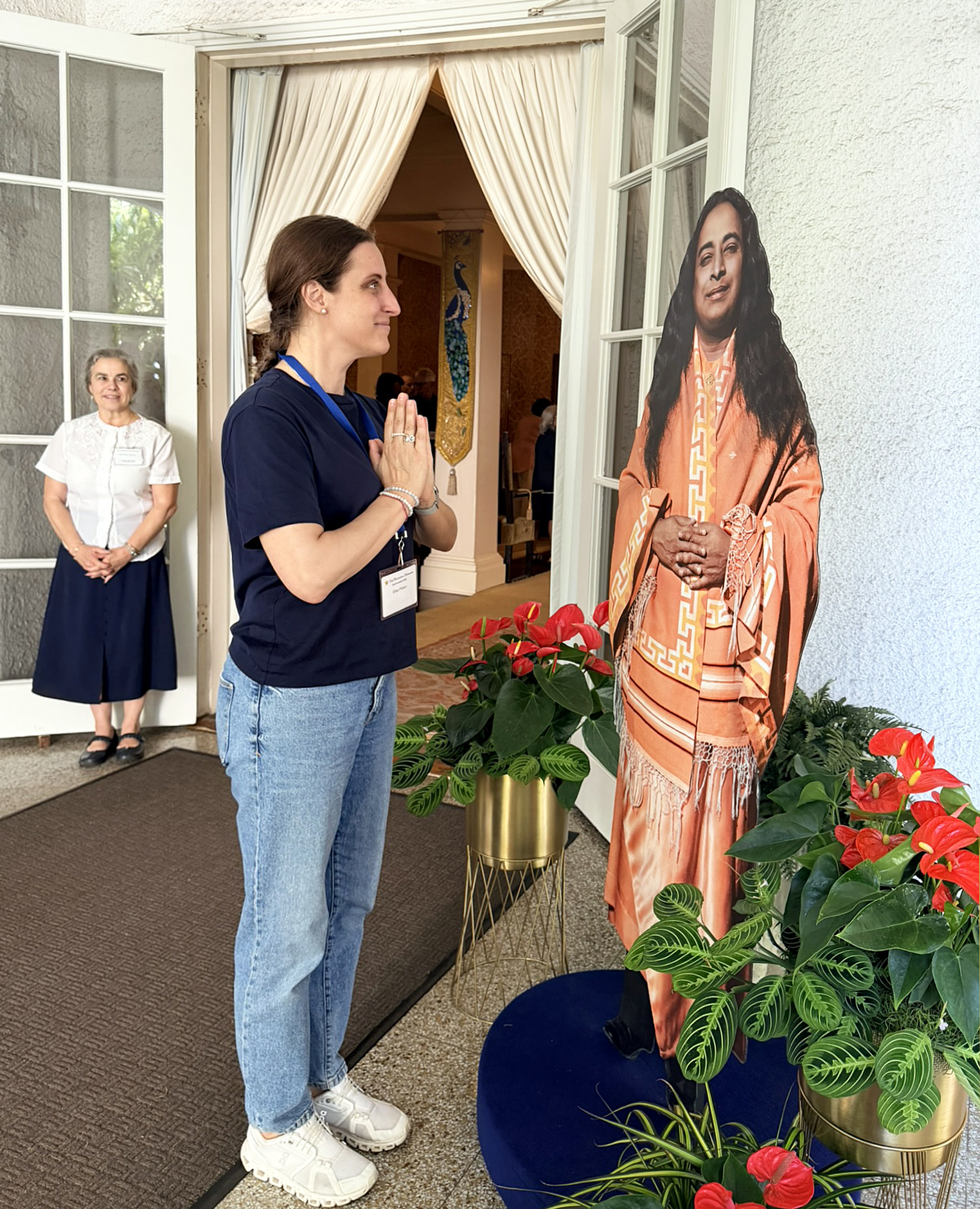 Many are uplifted by Master's presence in this sacred site.