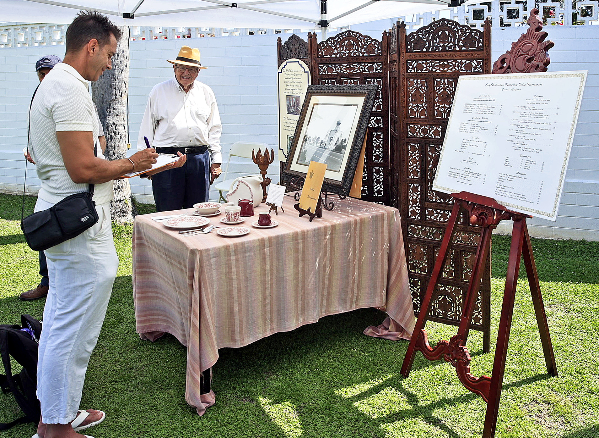 Lunch is based on the menu served at the SRF Café in Paramahansaji's time.