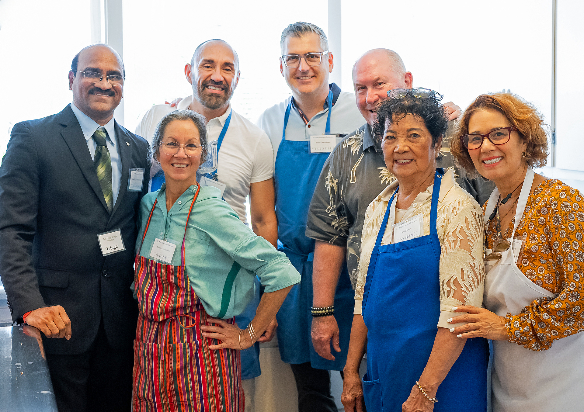 Volunteers serving together creates strong bonds of fellowship.