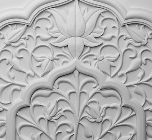 Garden Shrine Interior Bas Relief