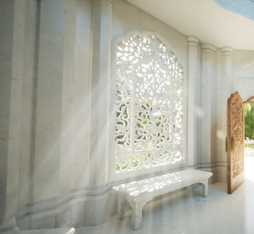 Garden Shrine Interior Jali Window 2