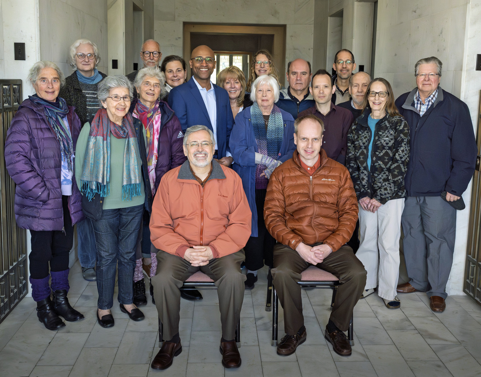 Group photo at the conclusion of the monks' visit to Kansas City.
