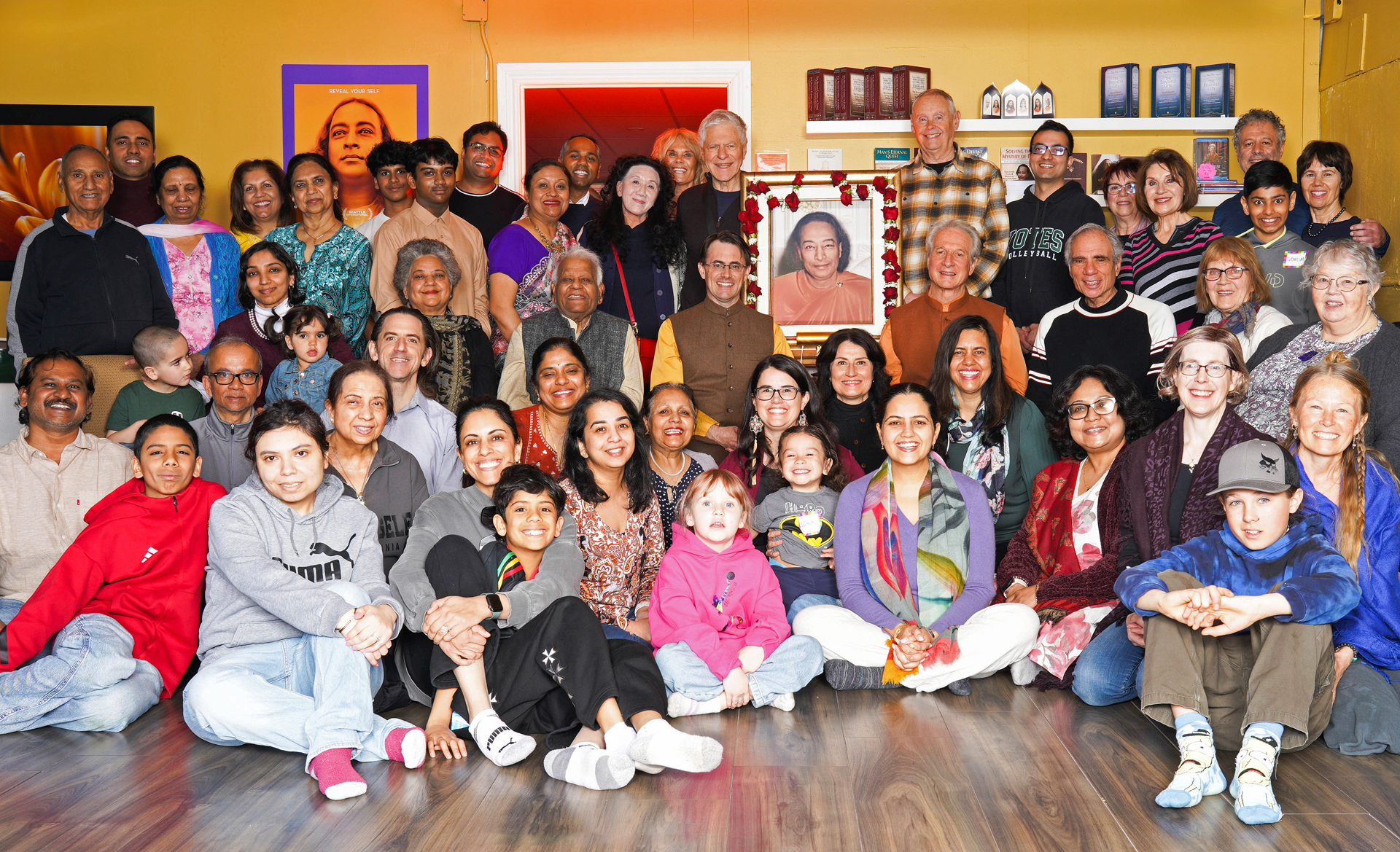 The monks then traveled to Calgary for a weekend with members there.