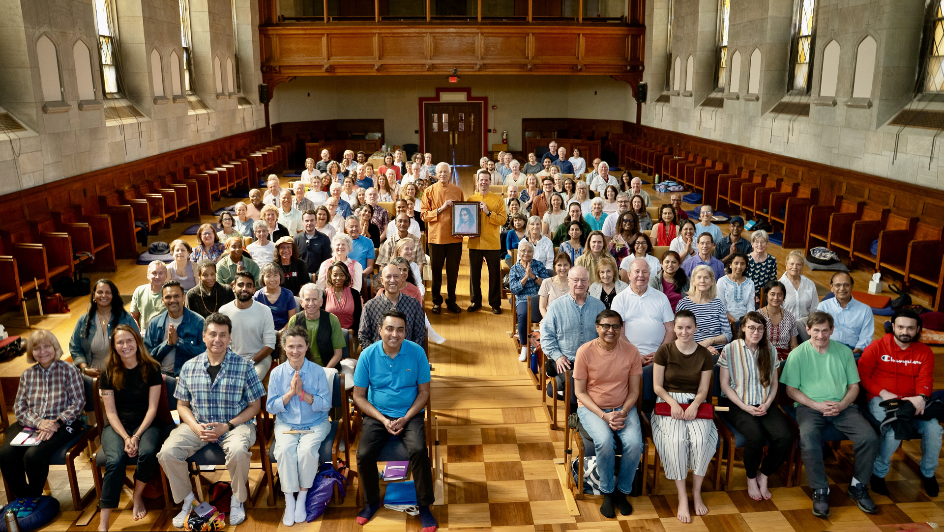 In May, Brother Balananda and Brahmachari Ian conducted a weekend regional retreat in Garrison, New York, sponsored by SRF's New York City Center.