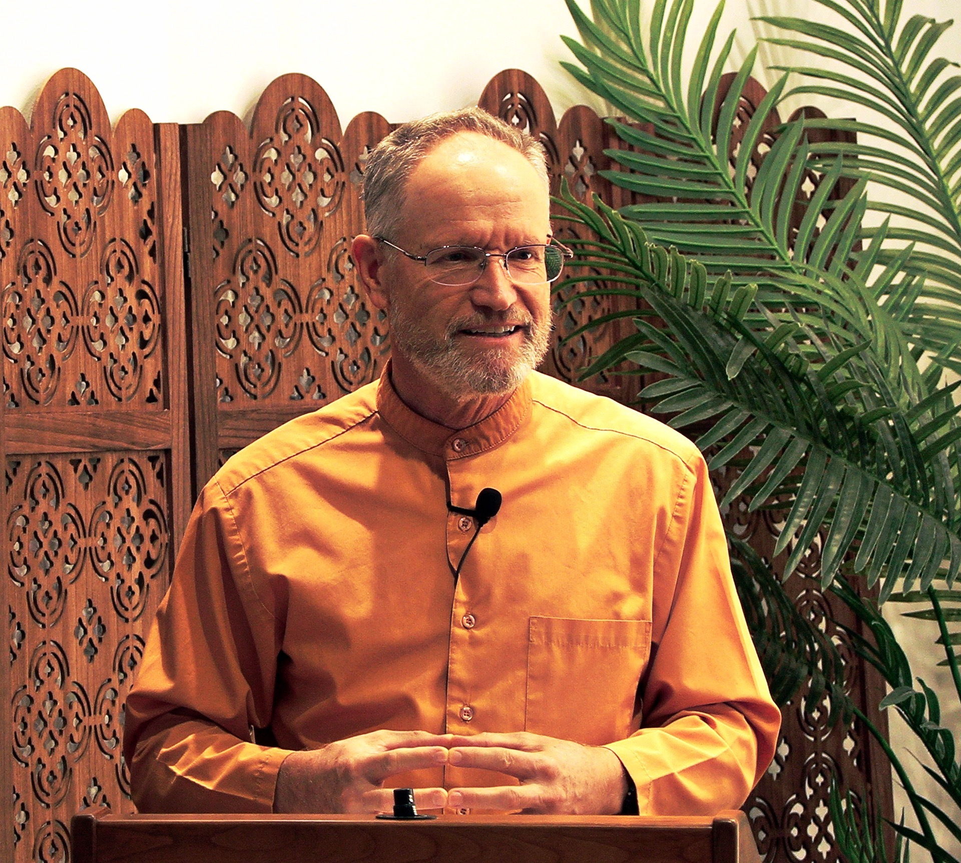 ..speaking on the many benefits of applying Paramahansa Yogananda's "how to live" teachings in our lives.