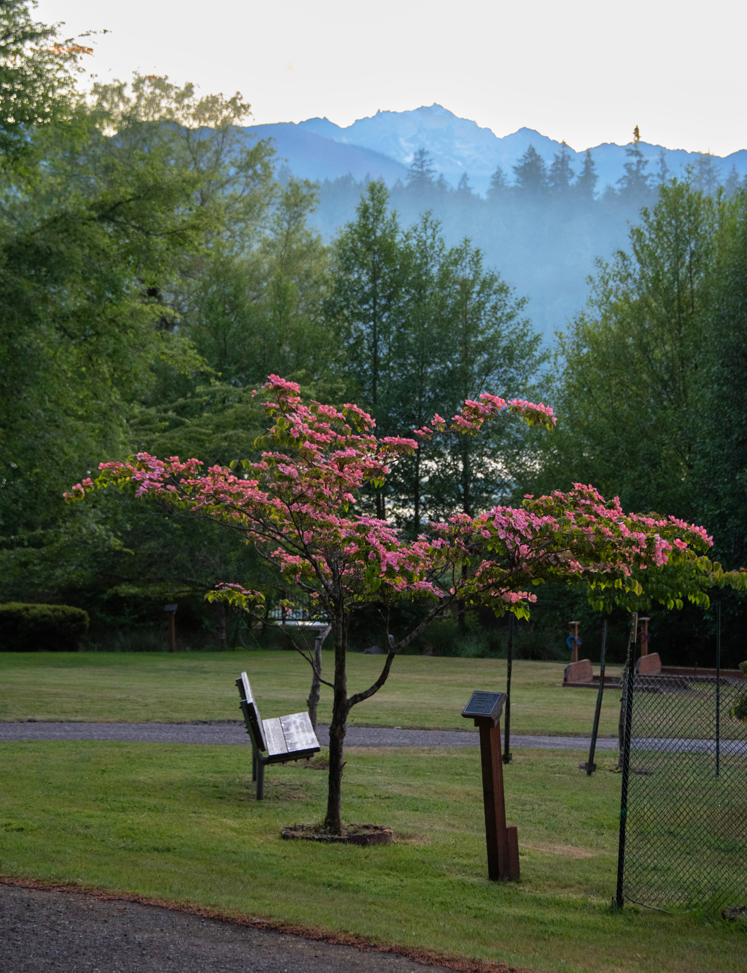 The retreat takes place in a beautiful rustic setting.