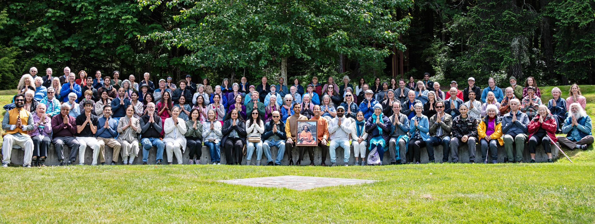 In June, Brother Padmananda and Brahmachari Rahul conducted a weekend regional retreat in Seabeck, Washington, hosted by the SRF Seattle Center,