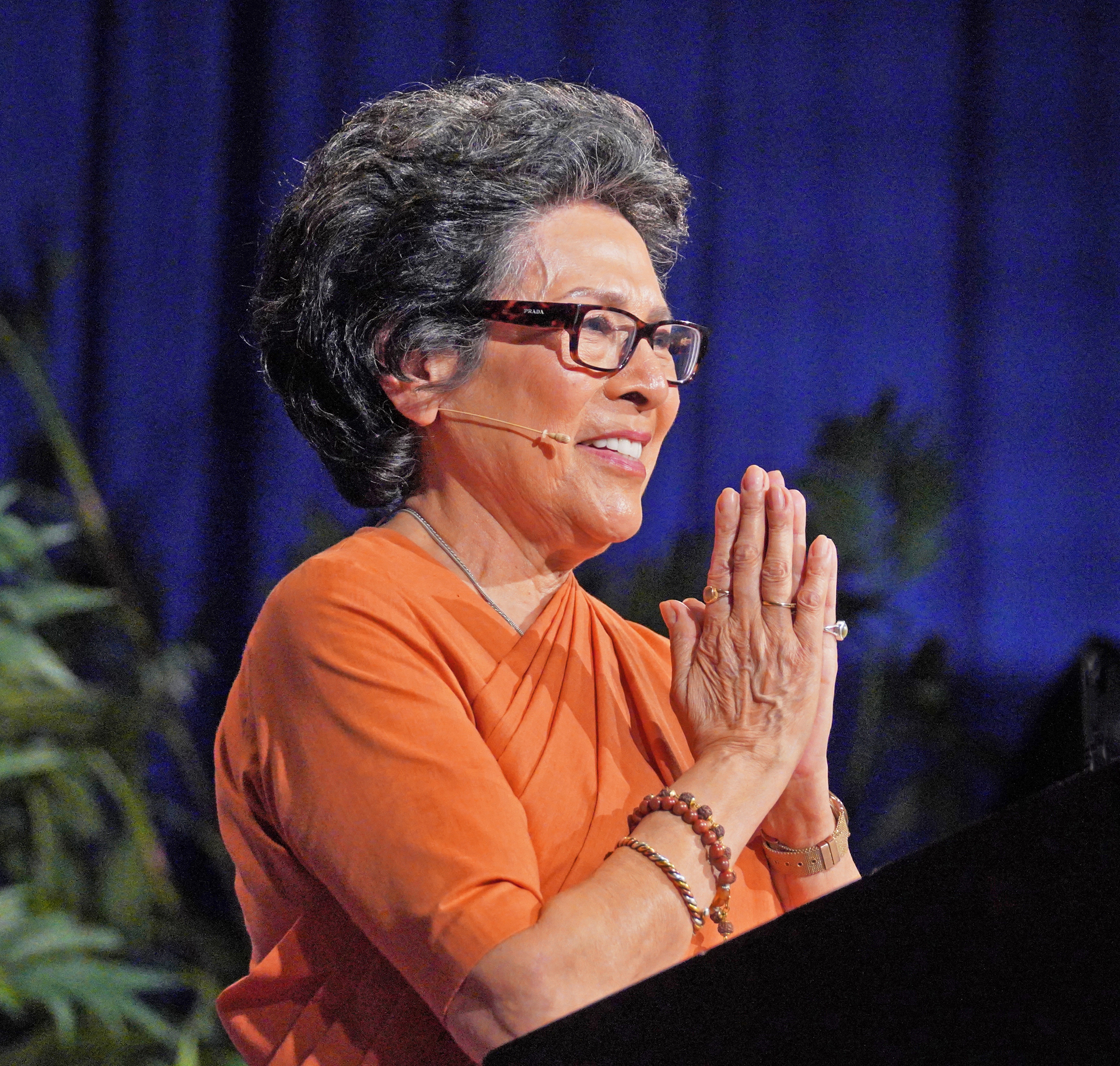 Sister Draupadi speaks on "Becoming an Instrument of Divine Love."