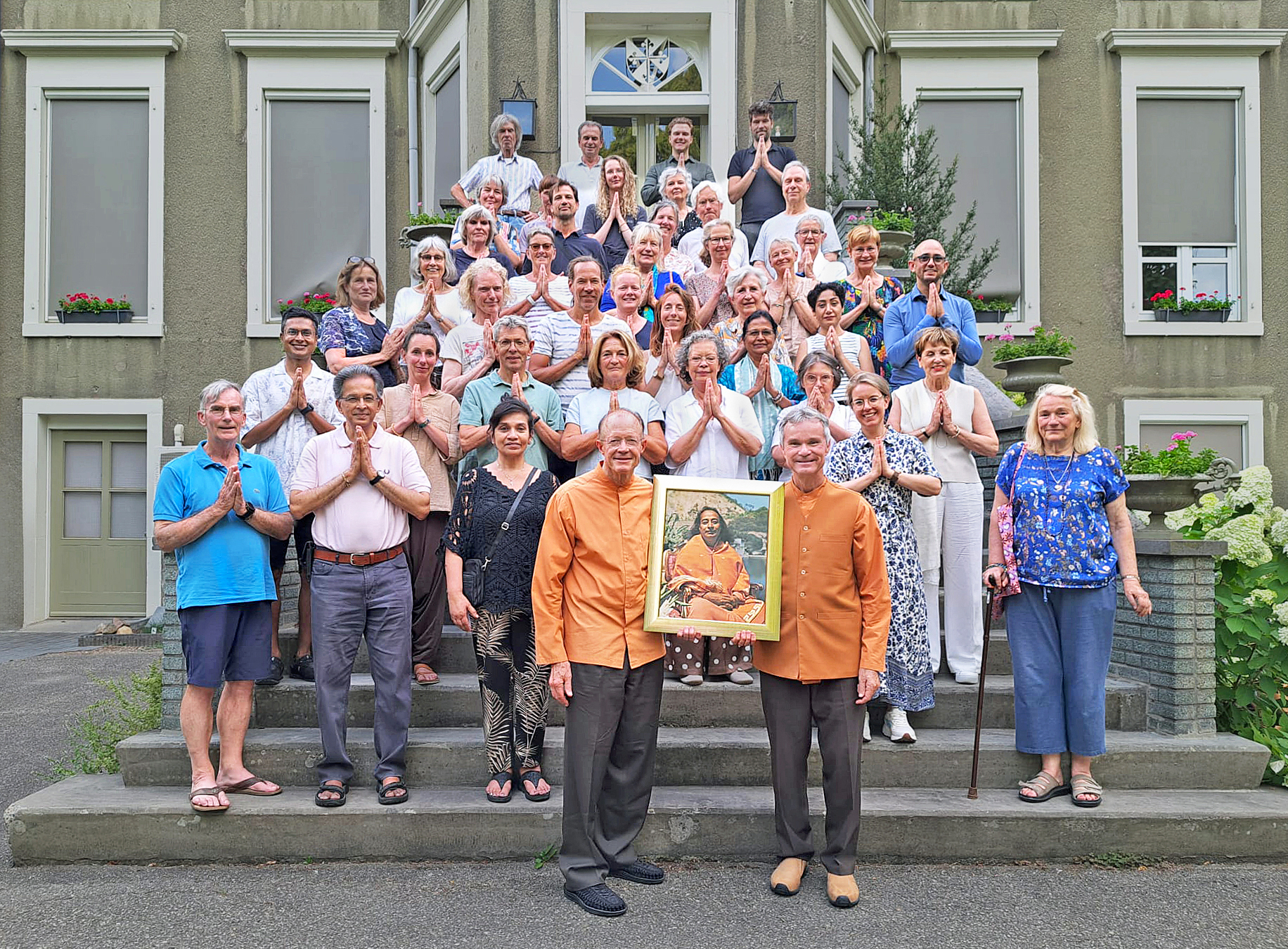 The Huissen, Netherlands, Meditation Group was joined by Brother Prafullananda and Brother Shantimoy.