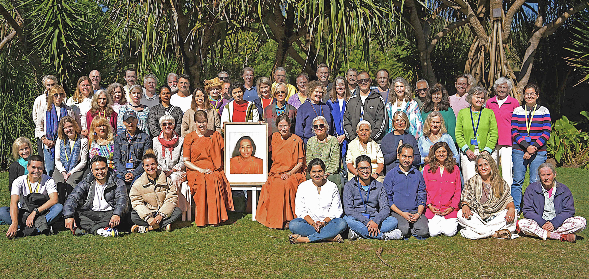 The Sunshine Coast, Australia, members had a visit by Sister Ranjana and Sister Chetana.