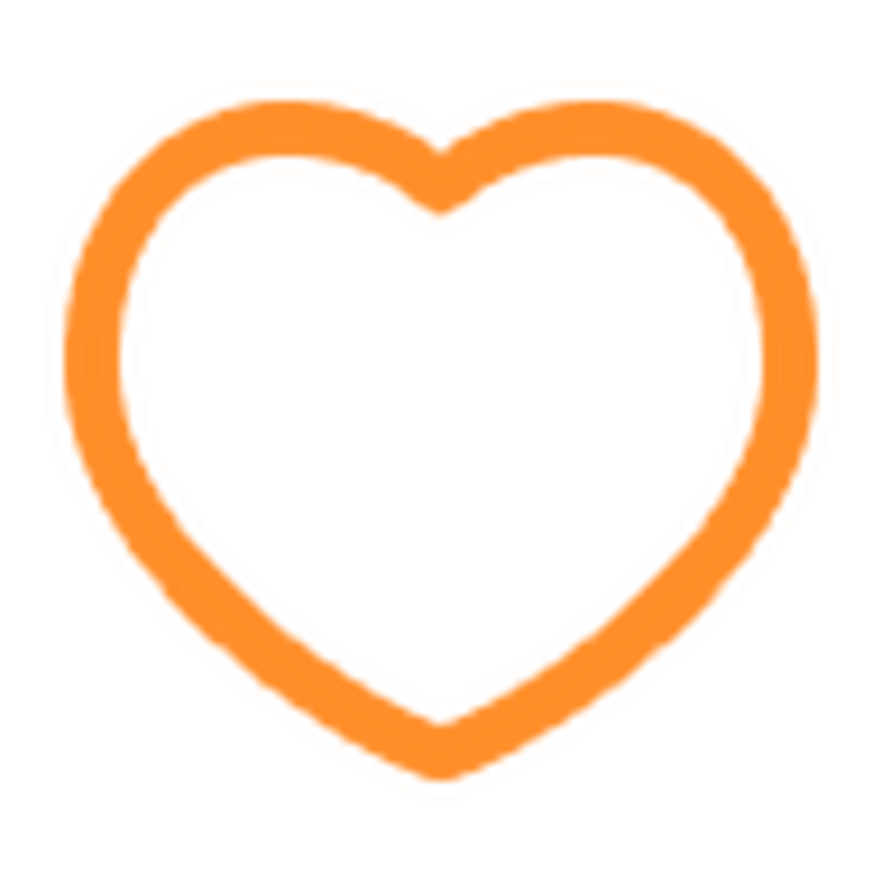 Heart orange