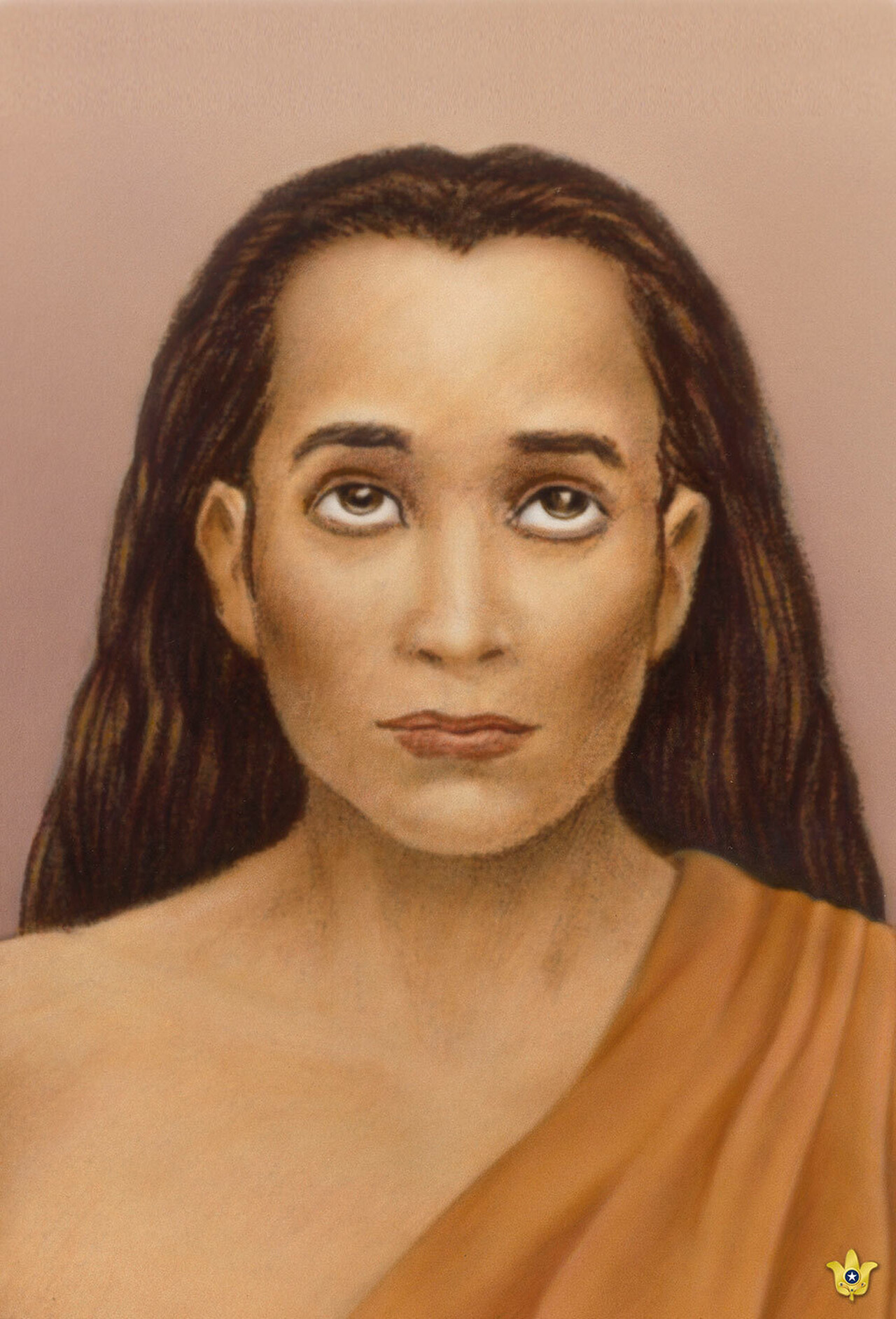 Mahavatar Babaji altar w1920 07 2025 original with gold lotus
