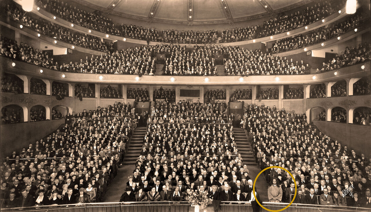 paramahansa yogananda los angeles philharmonic auditorium 1925 02