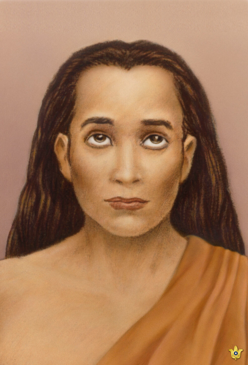 Mahavatar Babaji altar w1920 07 2025 original with gold lotus