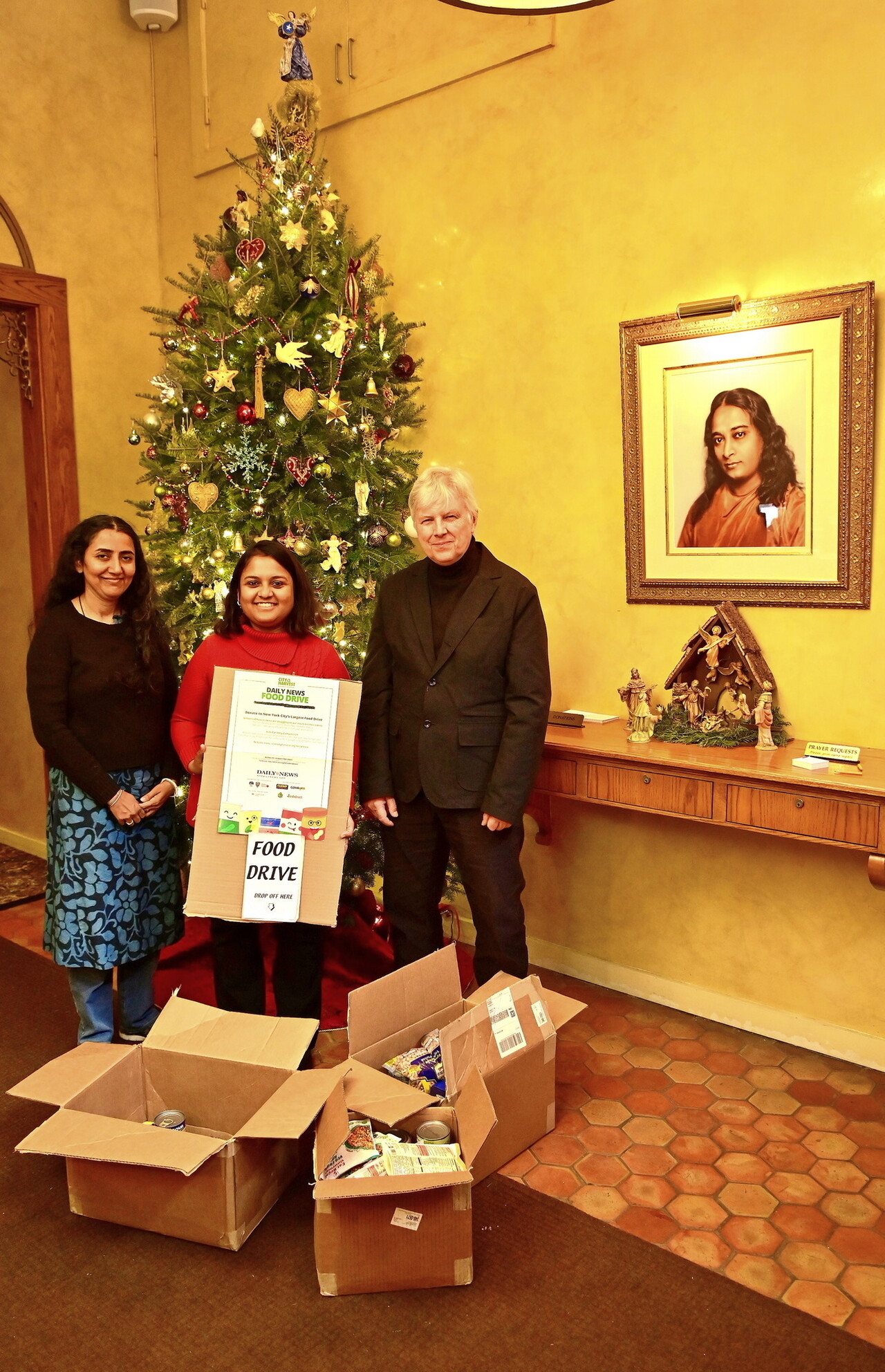 New York City Center Food Drive Volunteers prf