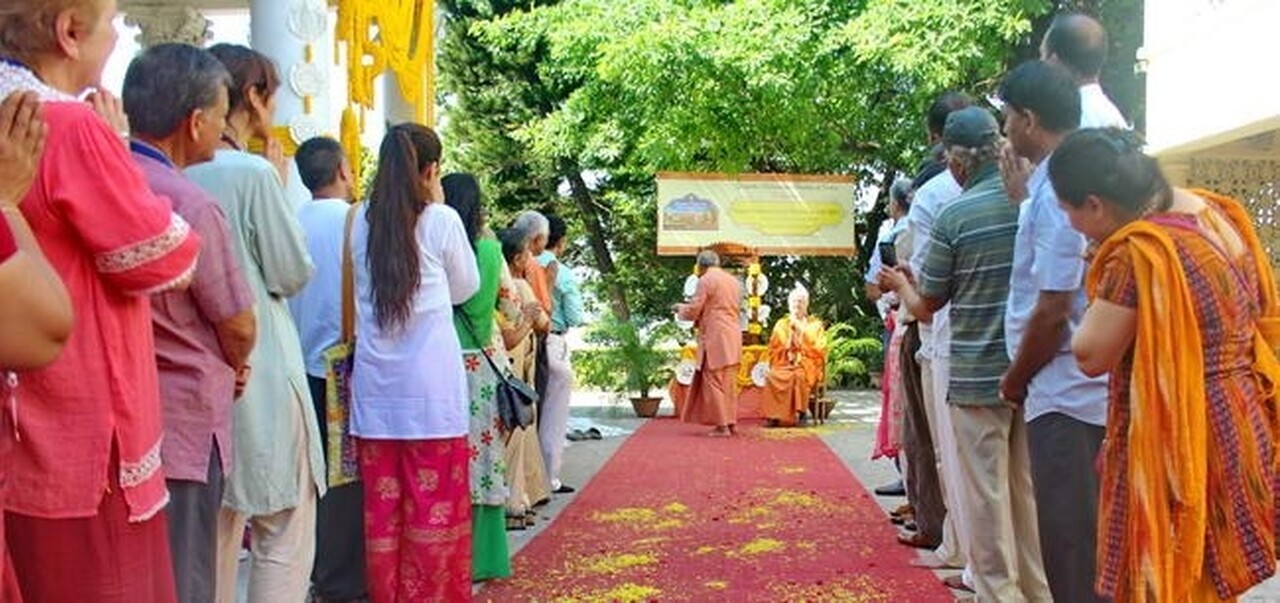 Brother Chidananda Visits Dakshineswar Ashram 2017