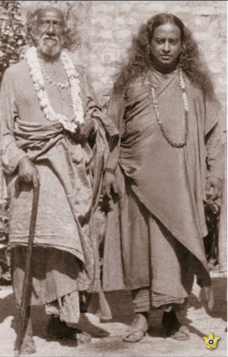 Swami Sri Yukteshwar and Paramahansa Yogananda