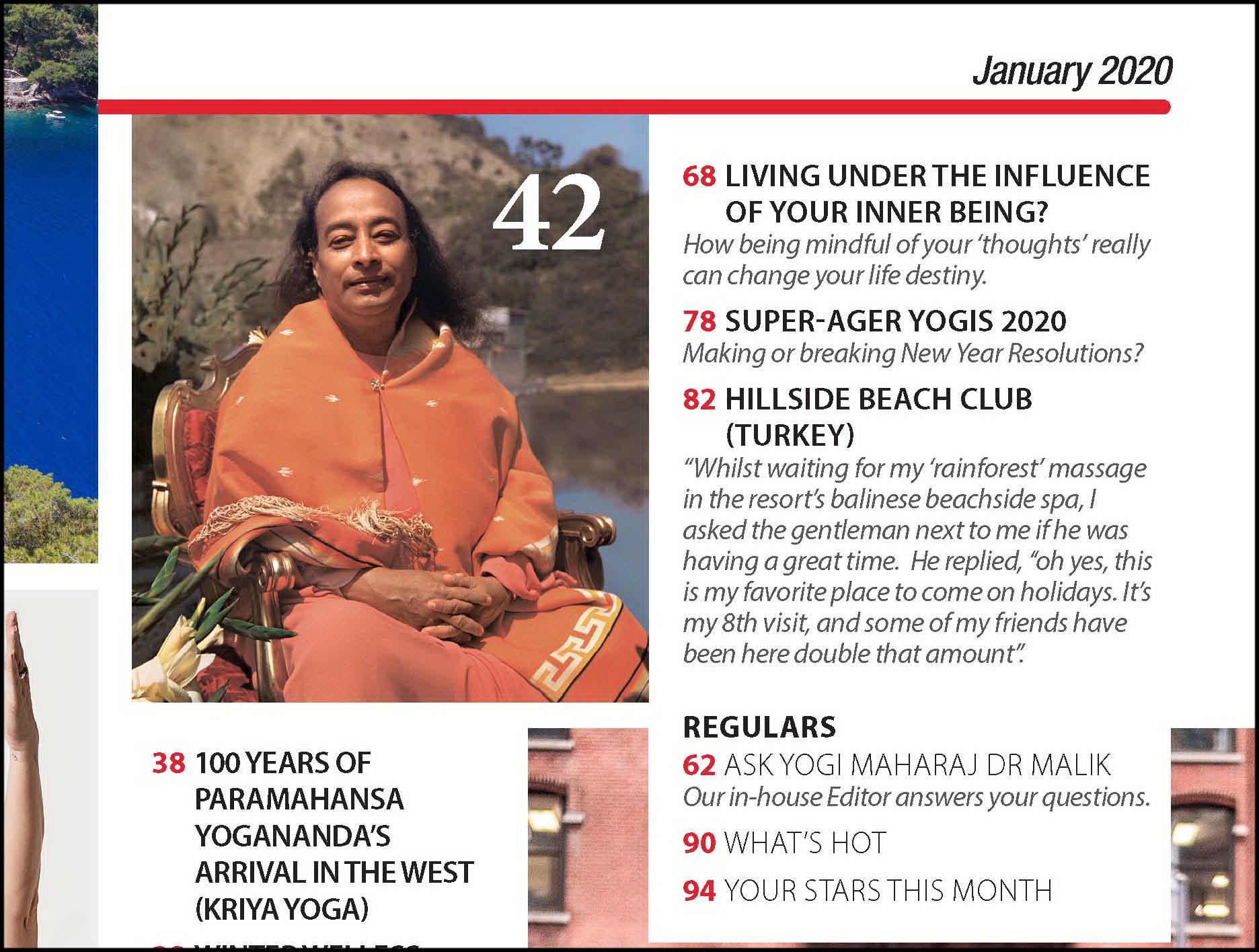 Yoga Magazine January 2020