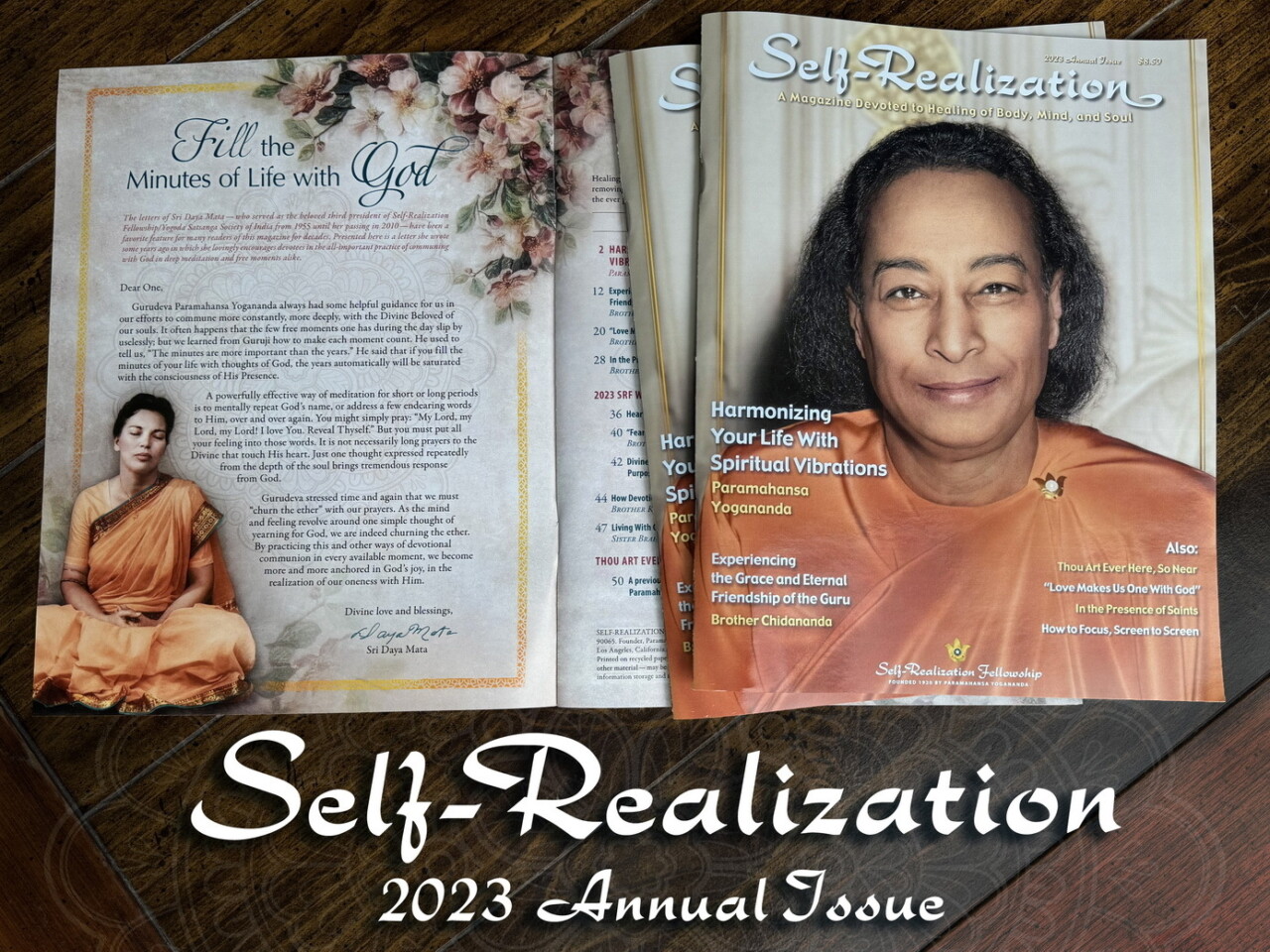 2023 Annual Issue of Self Realization magazine Blog