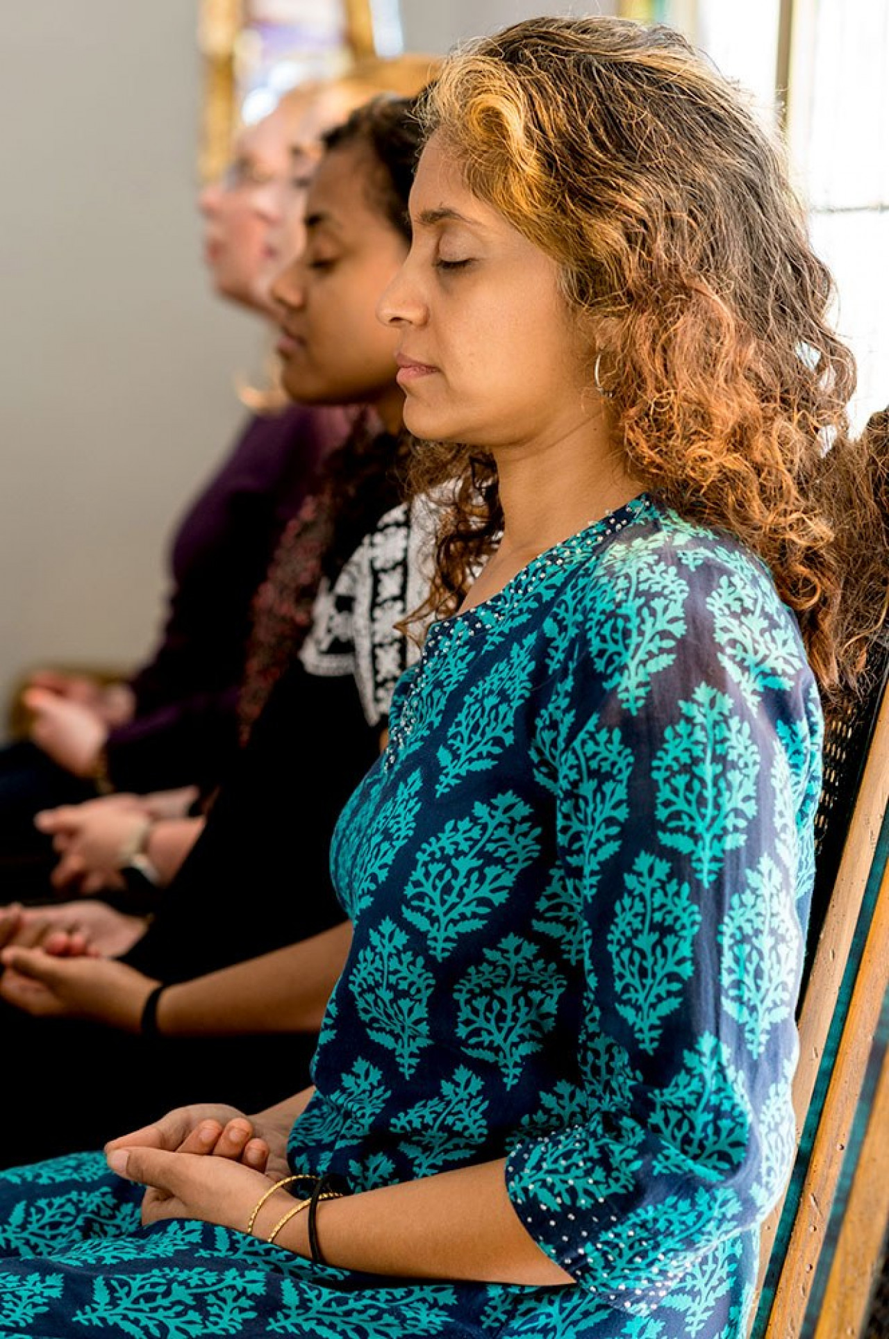 B Message Of Appreciation Devotees Meditating At Hollywood Temple