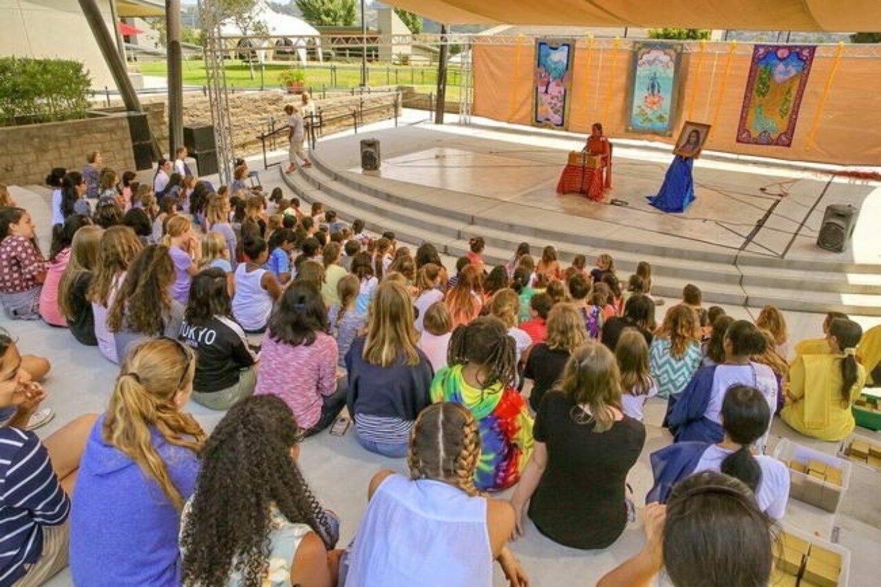 Sister Ranjana Addresses The Opening Class Girls