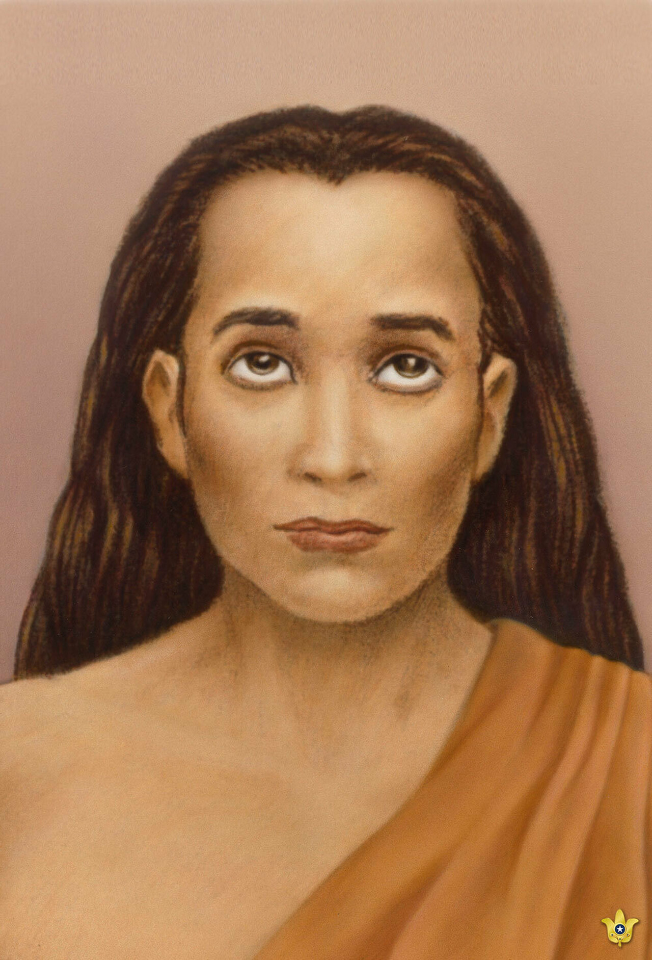 Mahavatar Babaji altar w1920 07 2025 original with gold lotus