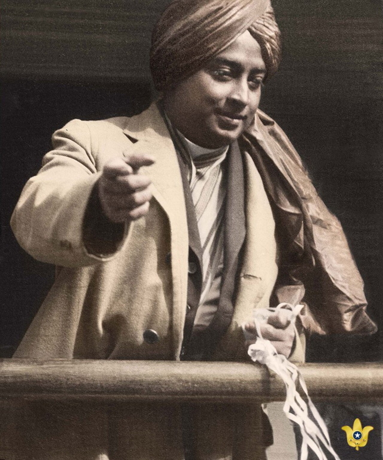 Paramahansa Yogananda enroute to Alaska