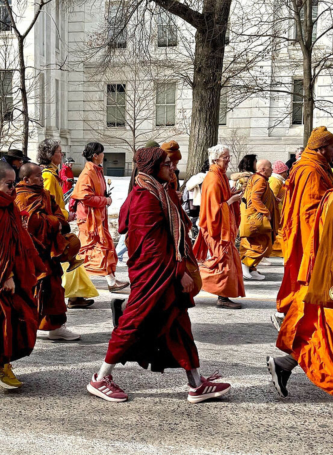 SRF Nuns Participate in Interfaith Walk for Peace Events pic2