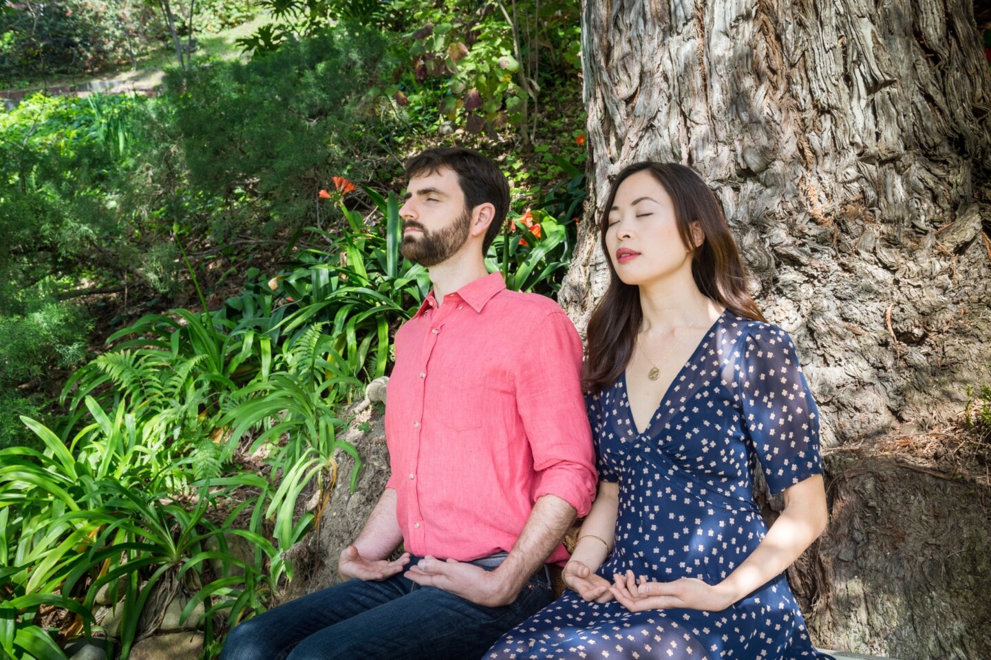 Couple Meditating 2491