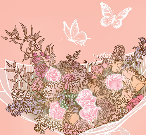 SEF Text42 bouquet 500x461