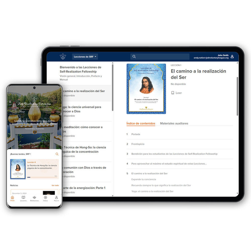 Spanish Study Lessons Tablet and Mobile View