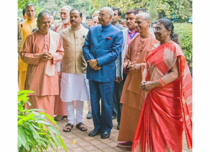 President of India Visits YSS Ranchi Ashram for BLP