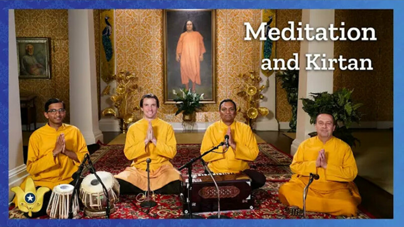 2023 Convocation 3 Hour Meditation wth Kirtan SRF Monks Kirtan Group